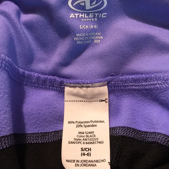 Athletic Works Leggings with Zipped Pockets, Size Small - Picture 3 of 3